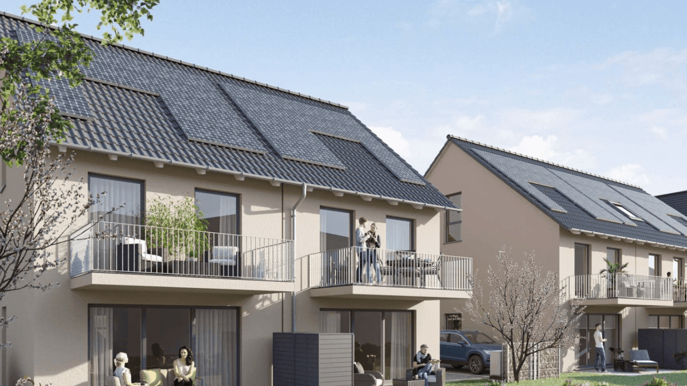 Außenansicht Neubauprojekt Oberderdingen